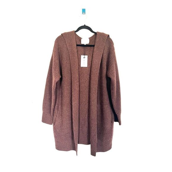 NakedCashmere DAHLIA HOODED CASHMERE CARDIGAN M - Picture 4 of 8